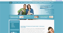 Desktop Screenshot of contemporaryfamilydental.com