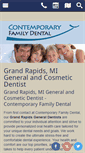 Mobile Screenshot of contemporaryfamilydental.com